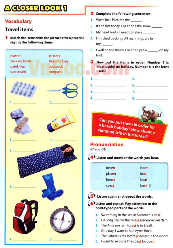 Tiếng Anh lớp 6 chương trình mới