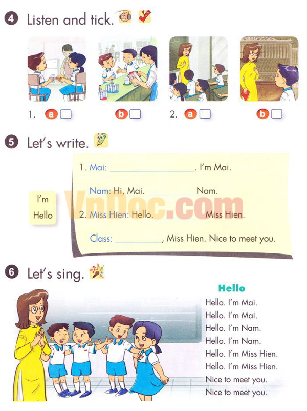 Bài tập tiếng Anh lớp 3 