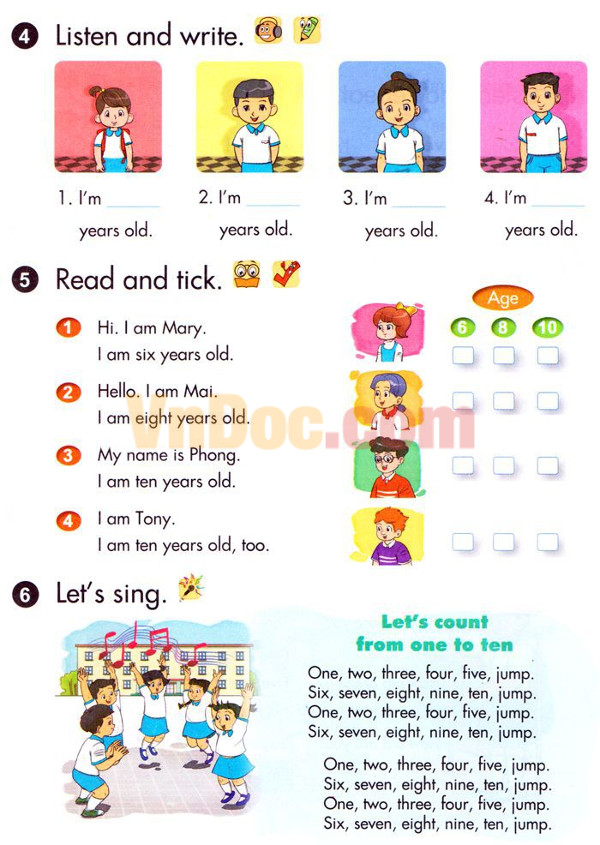 Unit 4: How old are you?