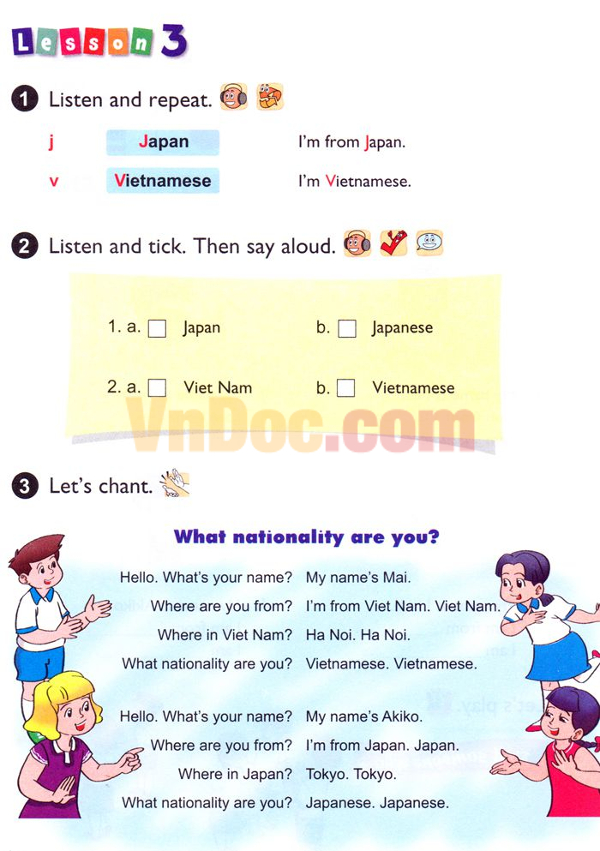 Giáo án tiếng anh lớp 4 theo chương trình mới 