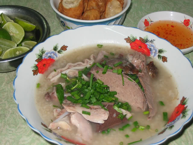 Cách nấu cháo lòng ngon nhất 
