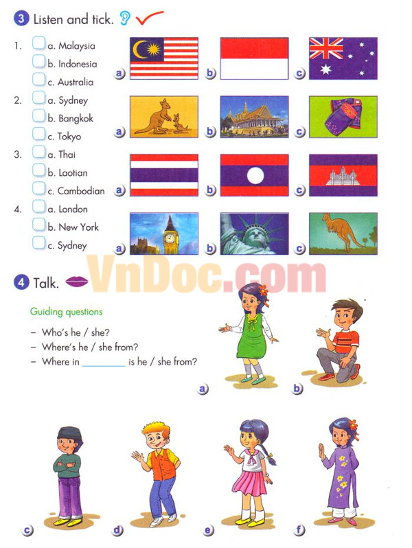 Bài tập Tiếng Anh lớp 5 Unit 1