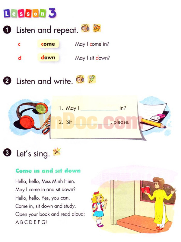 Đề thi Tiếng Anh lớp 3 học kỳ 2