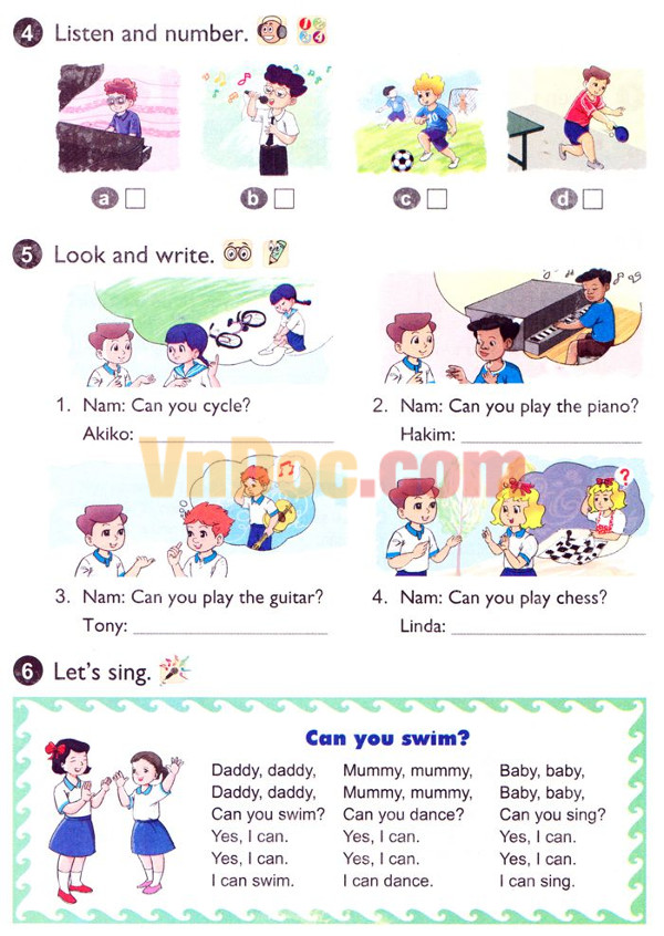 Đề thi chọn học sinh giỏi cấp trường môn Tiếng Anh lớp 4