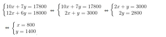Giải bài tập trang 68 SGK Đại số 10: Phương trình và hệ phương trình bậc nhất nhiều ẩn Giải bài tập trang 68 SGK Đại số 10: Phương trình và hệ phương trình bậc nhất nhiều ẩn