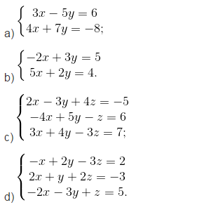 Giải bài tập trang 68 SGK Đại số 10: Phương trình và hệ phương trình bậc nhất nhiều ẩn Giải bài tập trang 68 SGK Đại số 10: Phương trình và hệ phương trình bậc nhất nhiều ẩn