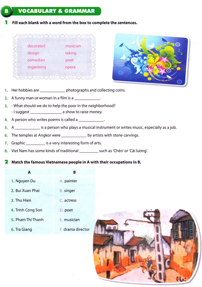 Tiếng Anh lớp 7 Chương trình mới Unit 4