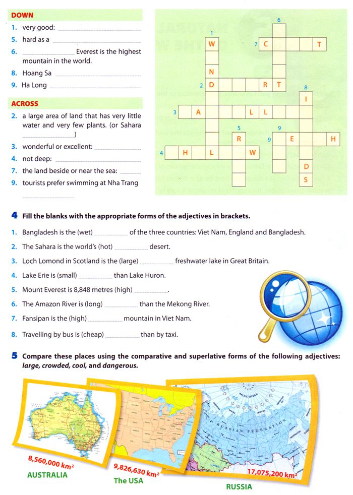 Bài tập Tiếng Anh lớp 6