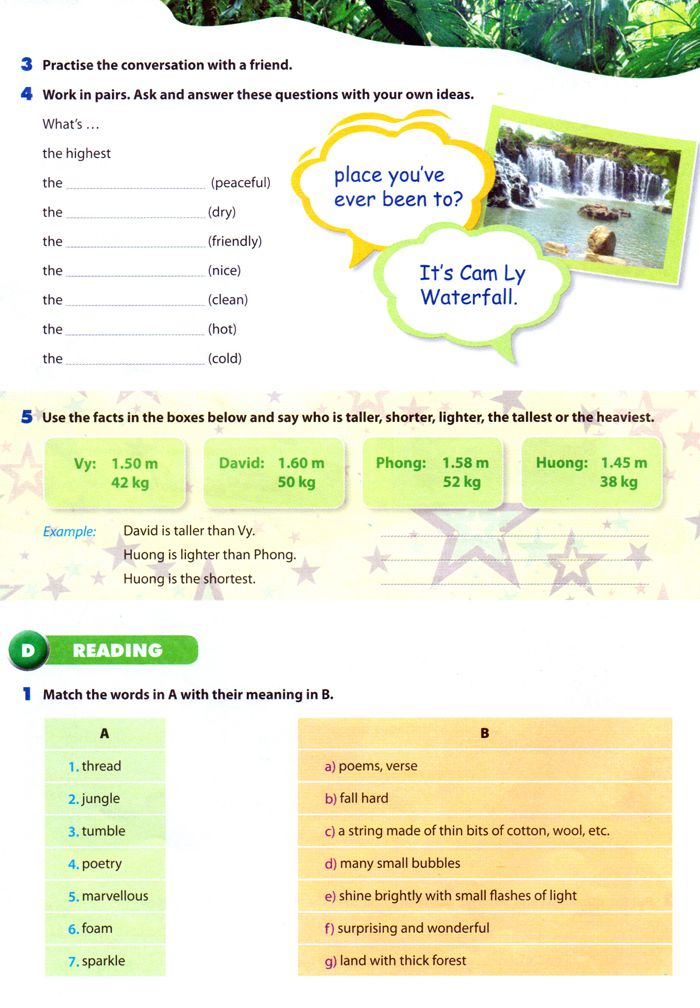 Đề thi tiếng anh lớp 6 cơ bản