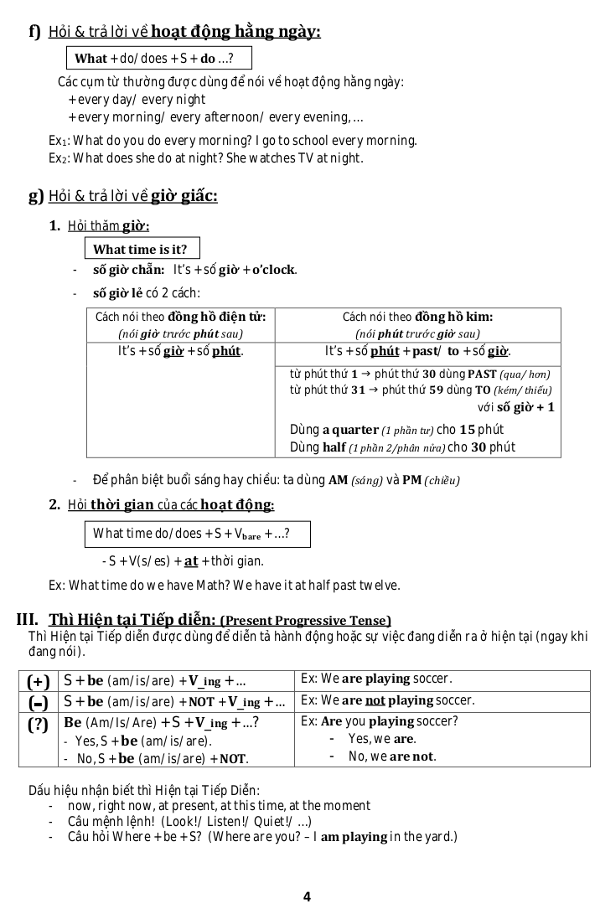 Bài tập Tiếng Anh lớp 6 có đáp án Bài tập Tiếng Anh lớp 6
