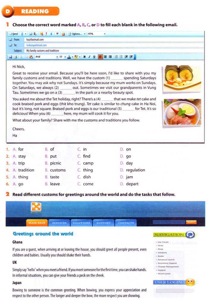 Đề thi học sinh giỏi môn Tiếng Anh lớp 8