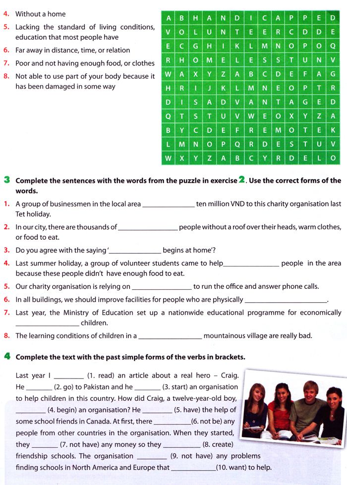 Bài tập tiếng Anh lớp 10 Unit 4 Bài tập tiếng Anh lớp 10 unit 4 có đáp án