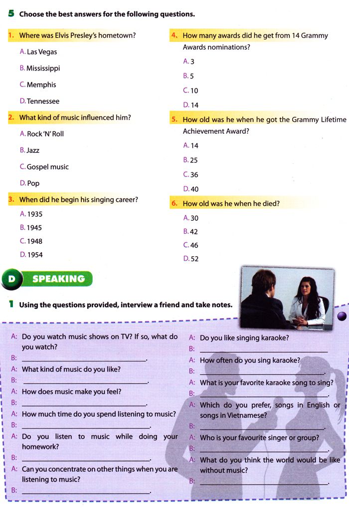 Bài tập tiếng Anh lớp 10 unit 3 có đáp án Giải Bài Tập Tiếng Anh Lớp 10