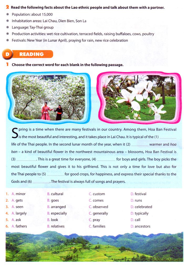 Bộ đề trắc nghiệm Tiếng Anh lớp 8 (học kỳ I)