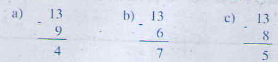 Giải bài tập 13 trừ đi một số 13 - 5 Giải bài tập trang 57 SGK Toán 2