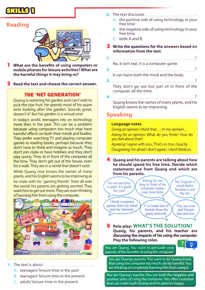 Bài tập thực hành tiếng Anh lớp 8 Bài kiểm tra 1 tiết anh văn 8