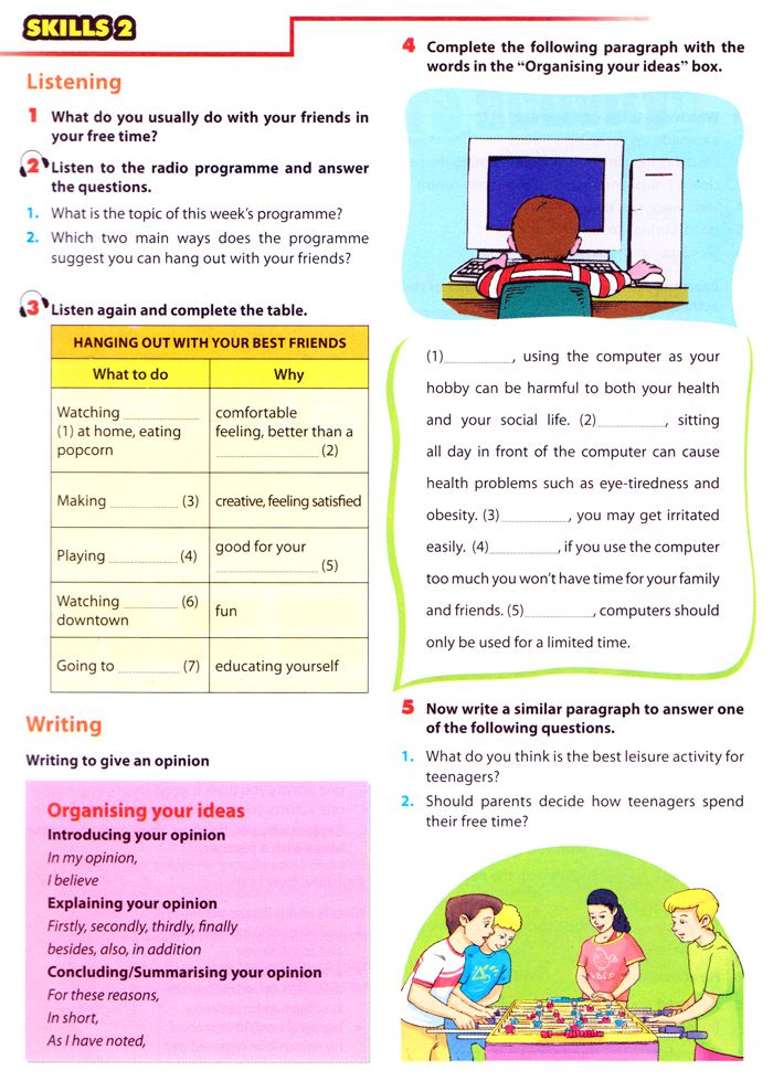 Bài tập Tiếng Anh lớp 8 Unit 1 Bài tập thực hành tiếng Anh lớp 8