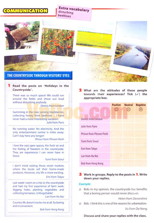 Bài tập Tiếng Anh lớp 8