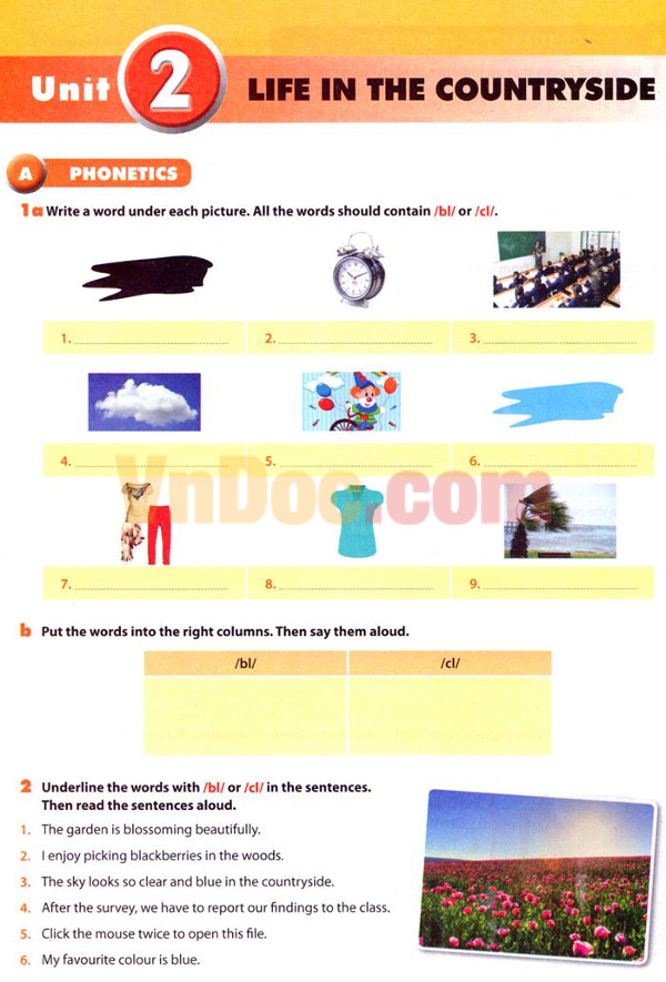 Bài tập Tiếng Anh lớp 8 thí điểm Bài tập Tiếng Anh lớp 8