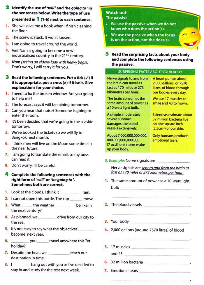 Bài tập Tiếng Anh lớp 10 Chương trình mới có đáp án