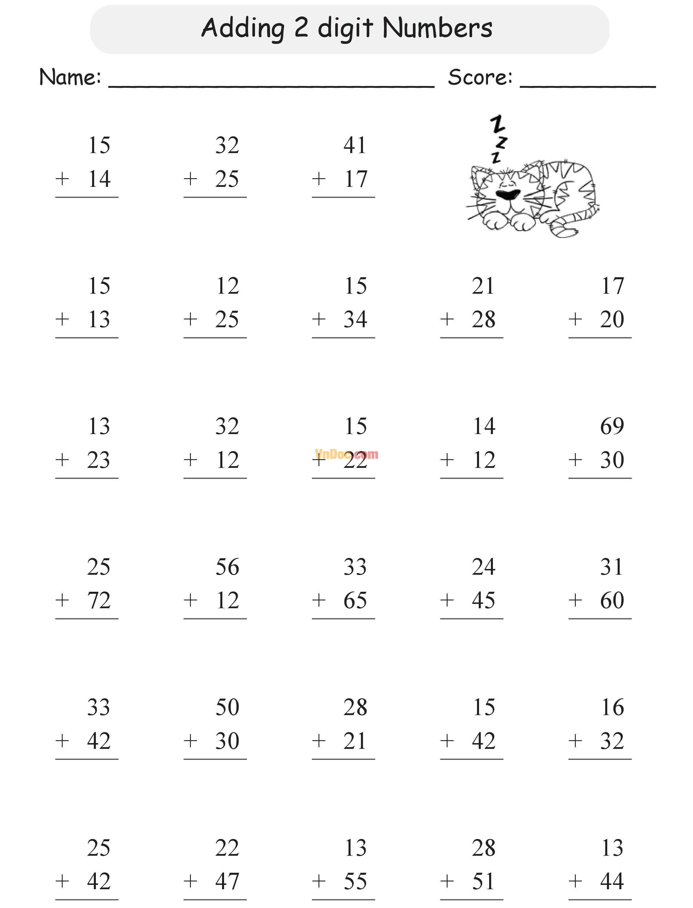 Học Toán Tiếng Anh lớp 1 bài 6