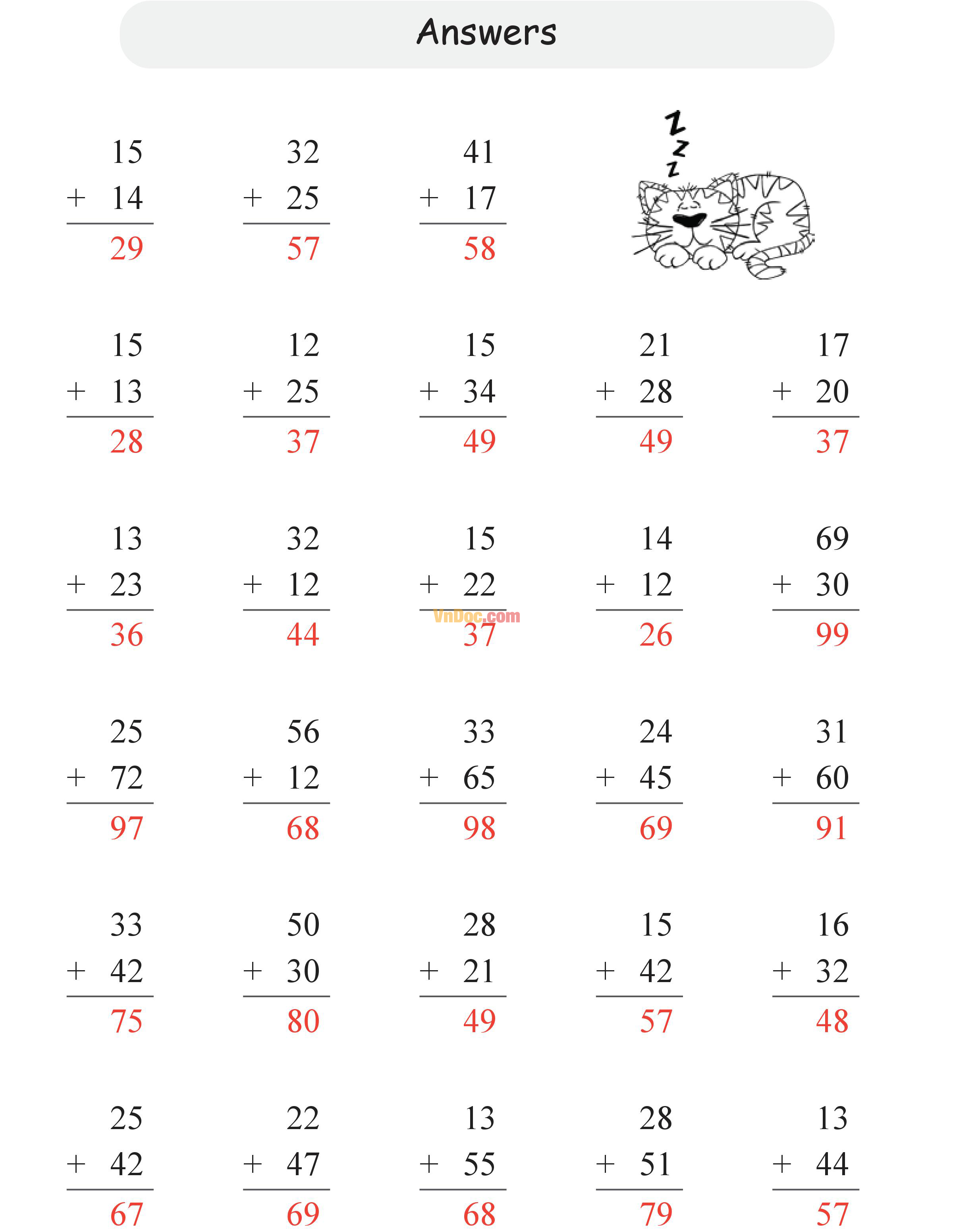 Học Toán Tiếng Anh lớp 1 bài 6