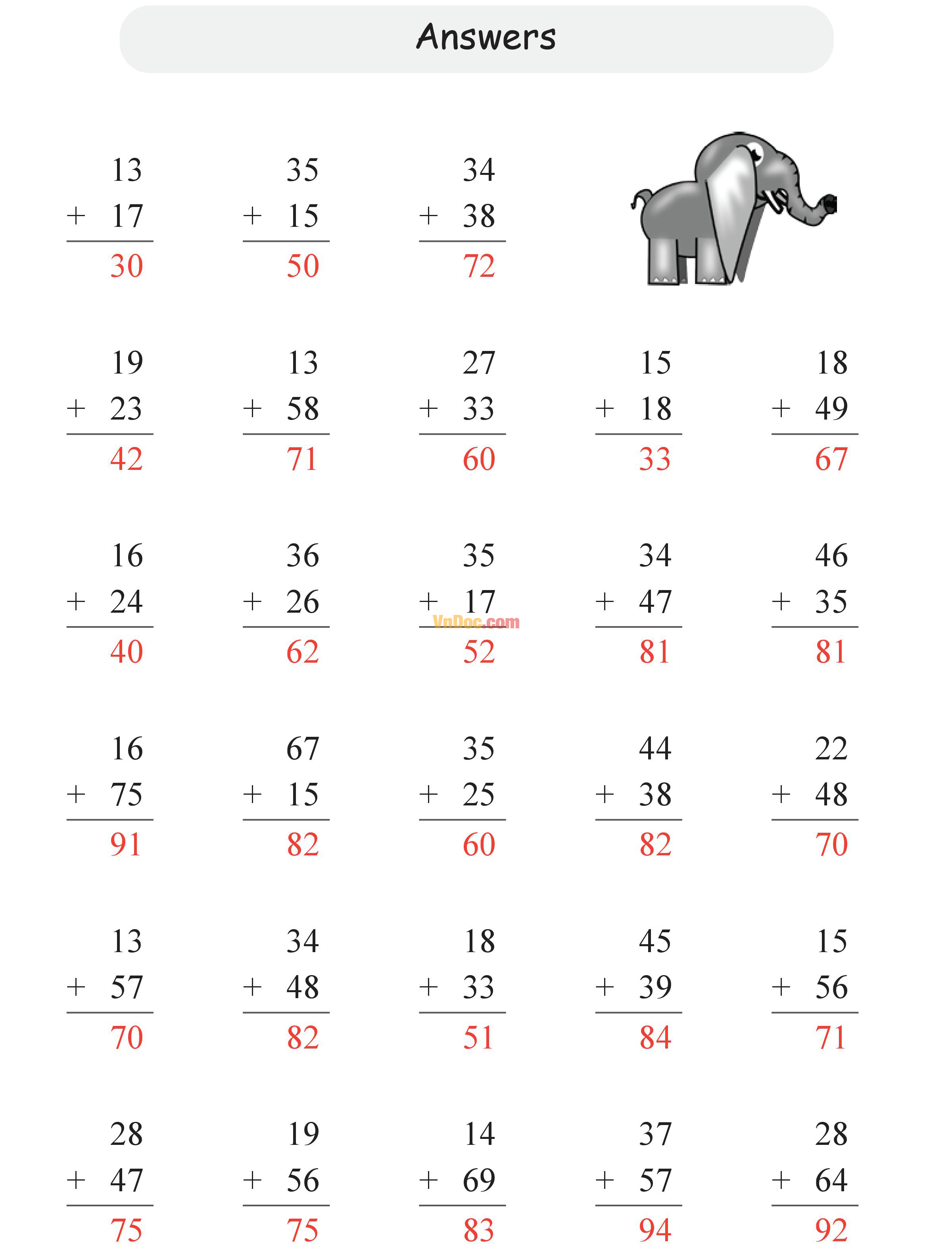 Học Toán Tiếng Anh lớp 1 bài 6