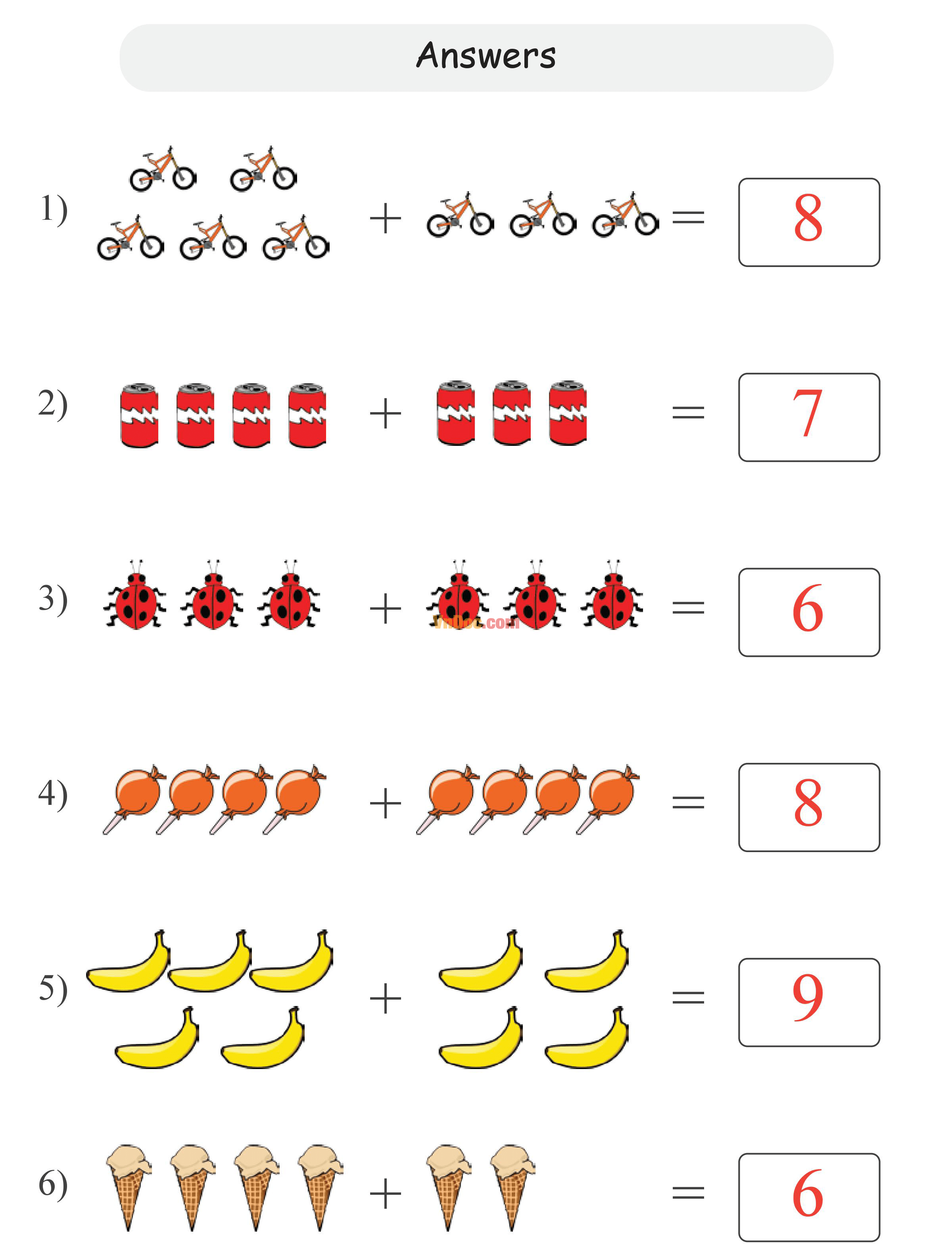 Học toán tiếng anh lớp 1 bài 1