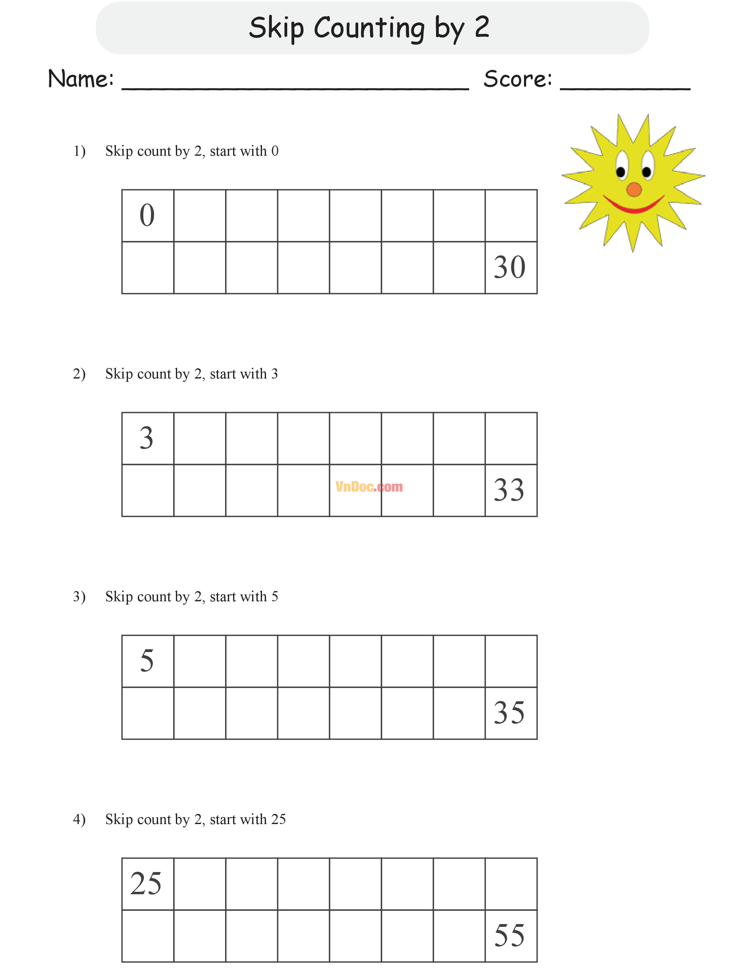Học Toán Tiếng Anh lớp 1 bài 11