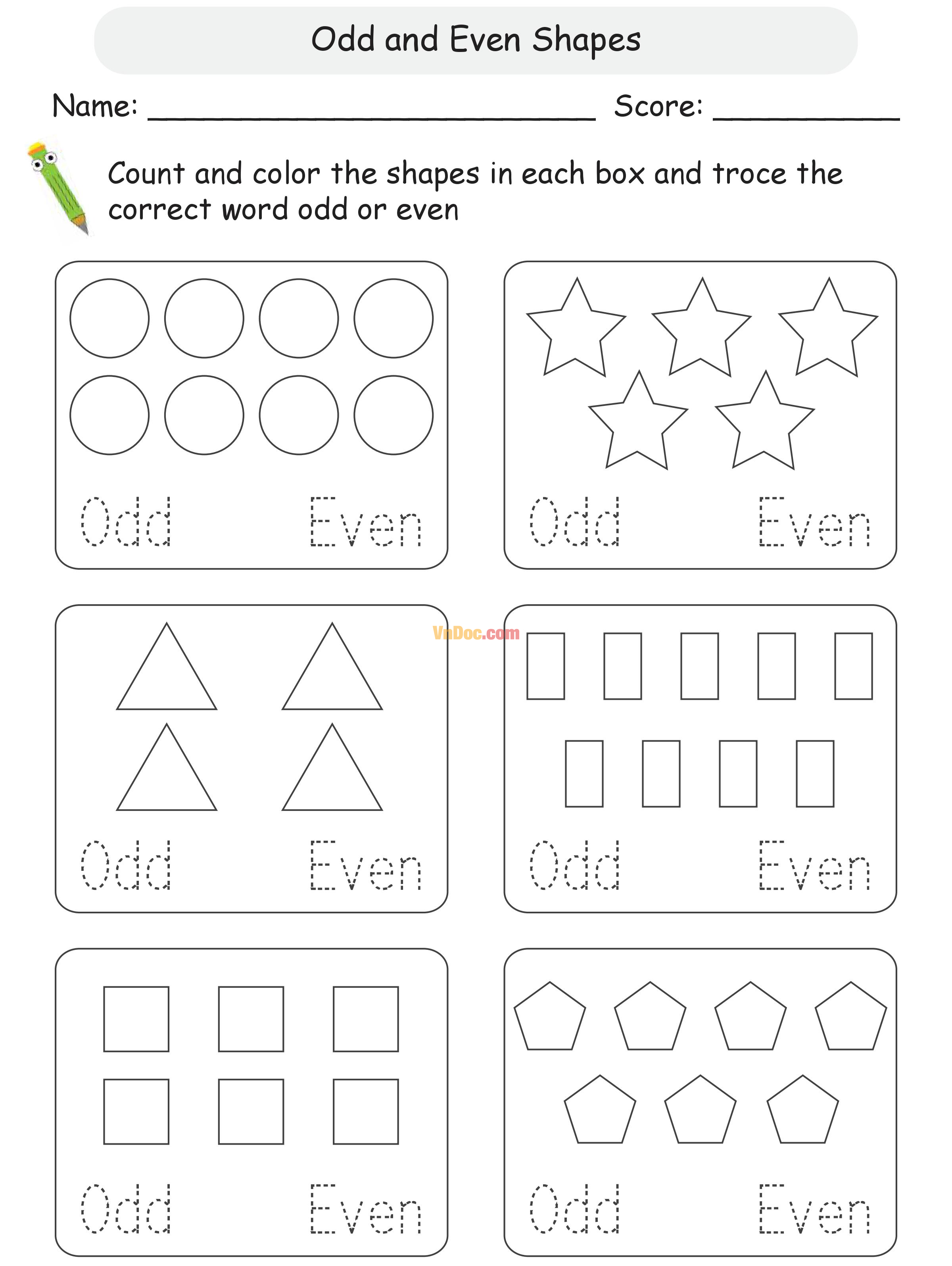 Học Toán Tiếng Anh lớp 1 bài 12