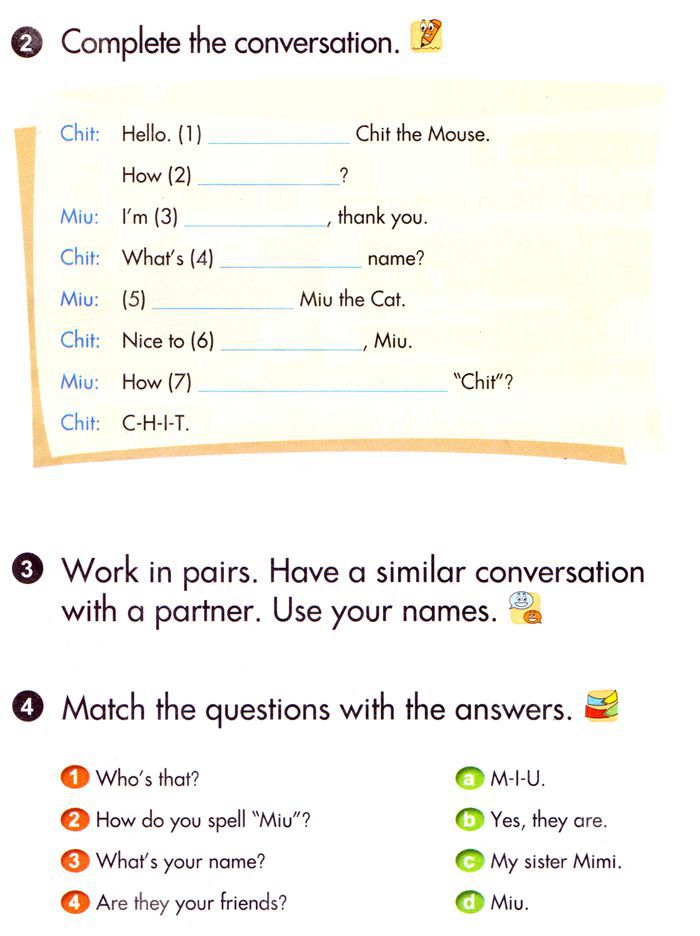 Bài ôn tập tiếng Anh lớp 3 theo sách mới