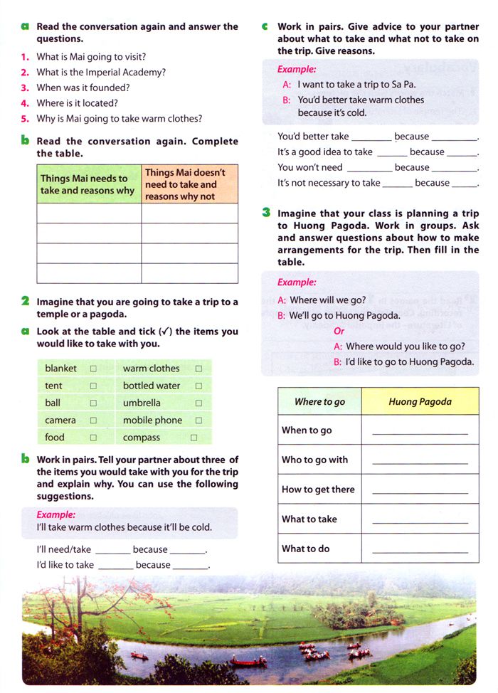 Tiếng Anh lớp 7 Chương trình mới Unit 6