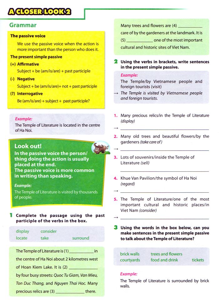 Bài tập tiếng Anh lớp 7 có đáp án