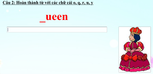 Bài tập tiếng Anh lớp 1 cơ bản dành cho bé