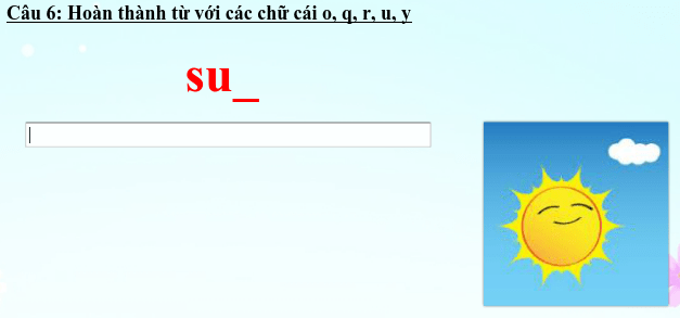 Bài tập tiếng Anh lớp 1 đơn giản cho bé