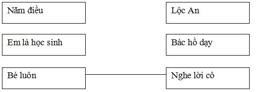 Đề thi học kì 1 lớp 1