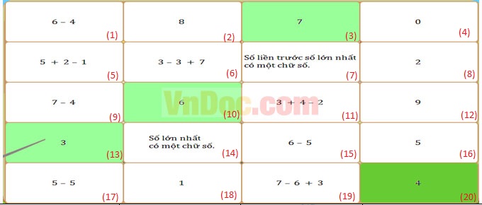 Đề thi Violympic Toán lớp 1 vòng 9 năm 2016 - 2017 Đề thi Violympic Toán lớp 1 vòng 9