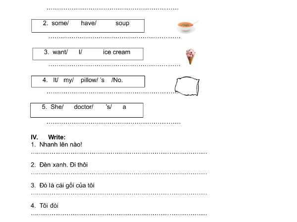 Đề kiểm tra học kỳ tiếng Anh lớp 2 cho bé Tài liệu học tiếng Anh trẻ em lớp 2