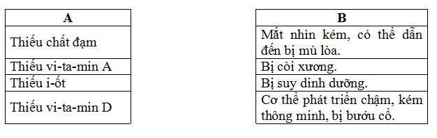 Đề thi học kì 1 môn Khoa học lớp 4