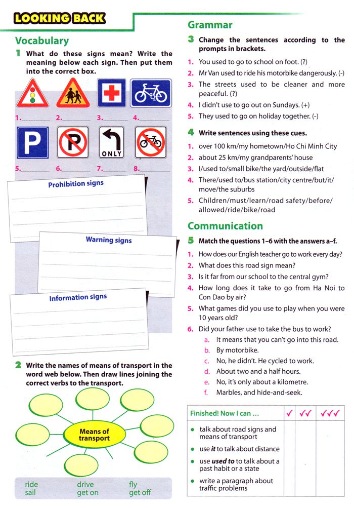 Communication Unit 7 Lớp 7 Trang 11 SGK