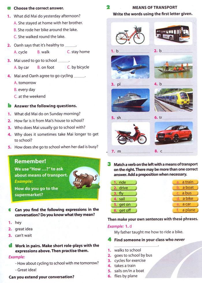 Giáo án tiếng anh lớp 7 soạn theo chương trình VNEN mớ