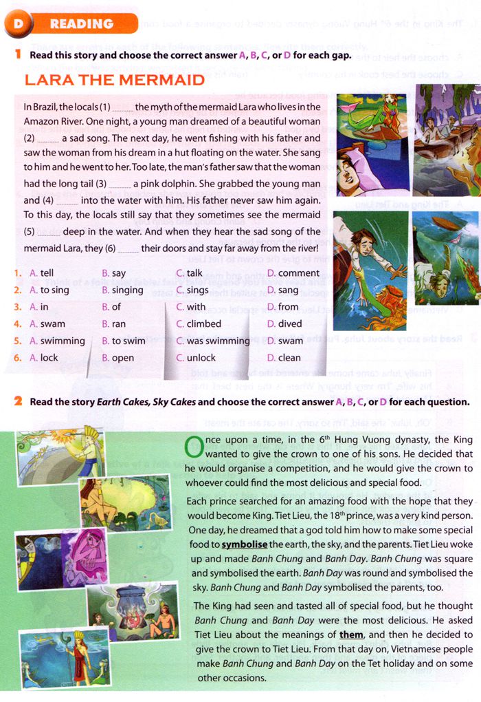 Getting Started Unit 6 Lớp 8 Trang 58 SGK