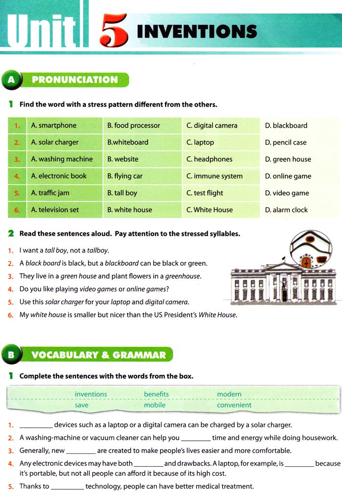 Bài tập Tiếng Anh lớp 10 Chương trình mới Unit 5: INVENTIONS