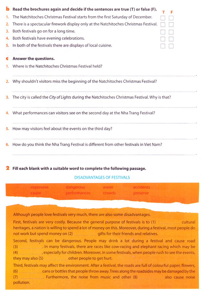 Học Tốt Tiếng Anh 8 (Sách Thí Điểm Chương Trình Mới ) Bài tập Tiếng Anh lớp 8 Chương trình mới