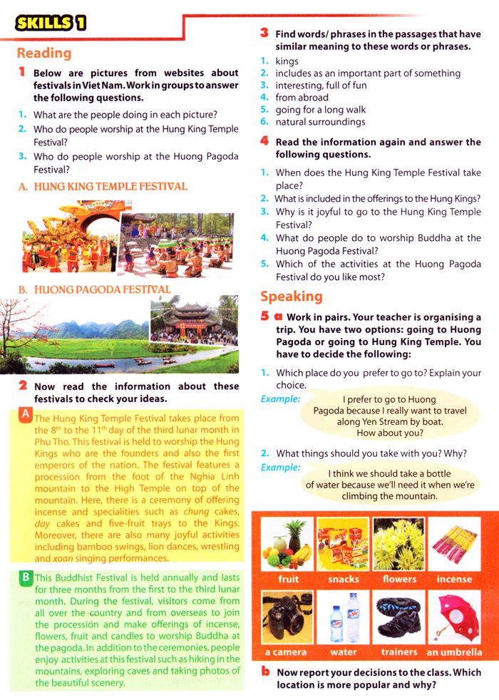 Bài tập tiếng Anh lớp 8 có đáp án