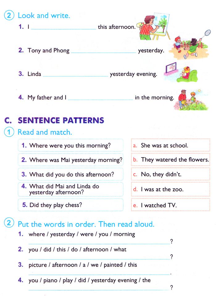 Từ vựng Tiếng Anh lớp 4 Thí điểm Unit 10 Giải bài tập SGK Tiếng Anh lớp 4 Thí điểm Unit 10