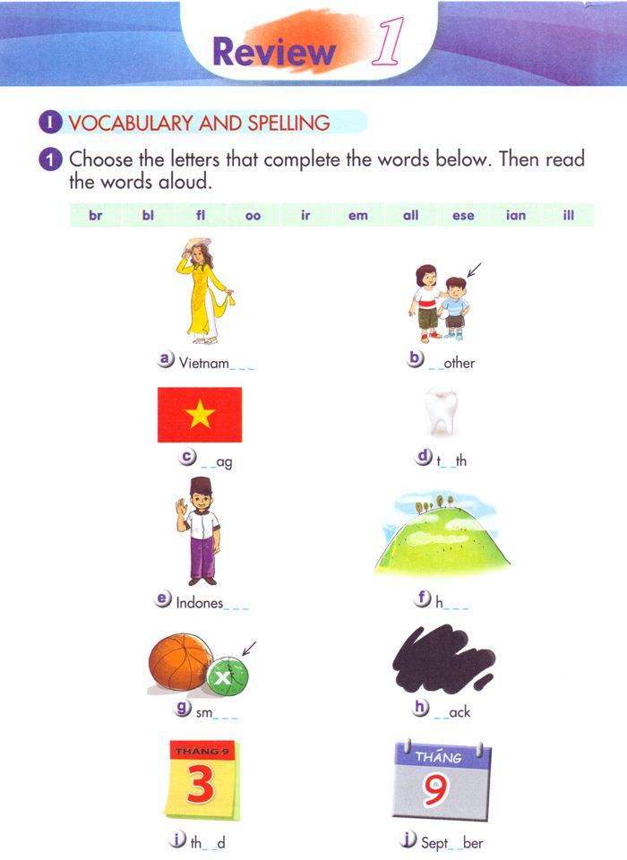 Bài tập Tiếng Anh lớp 5 Chương trình mới Unit 1, 2, 3, 4, 5