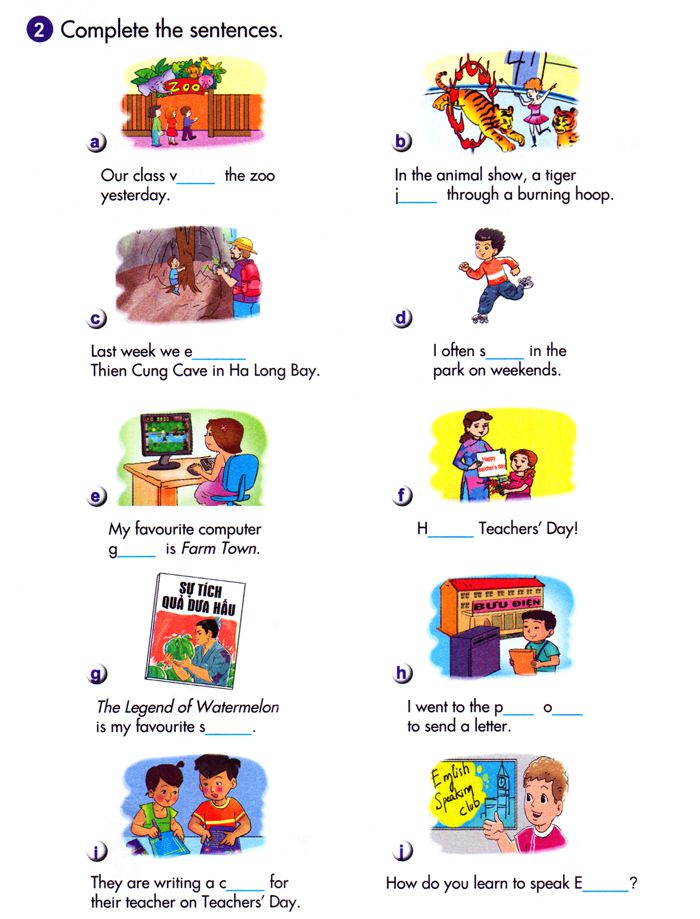 Từ vựng Tiếng Anh lớp 5 Chương trình mới Đề ôn tập Tiếng Anh lớp 5 chương trình mới