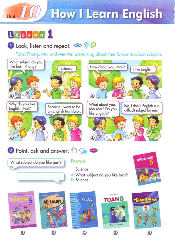 Tiếng Anh lớp 5 Chương trình mới