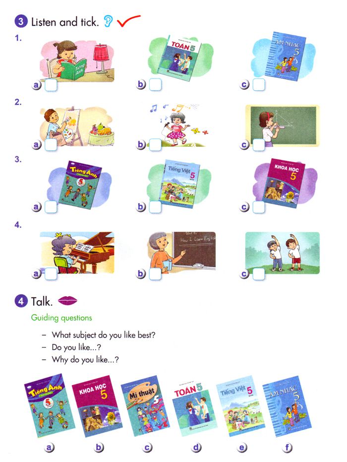 Đề ôn tập Tiếng Anh lớp 5 chương trình mới